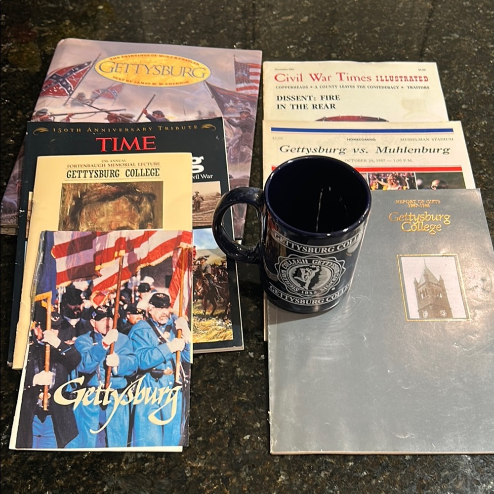 Gettysburg Memorabilia, Collectors Bundle, Mug and Book Collection